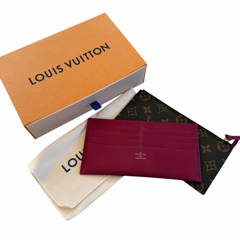 Louis Vuitton Felicie 2 PIECE Inserts Monogram and Fuchsia
